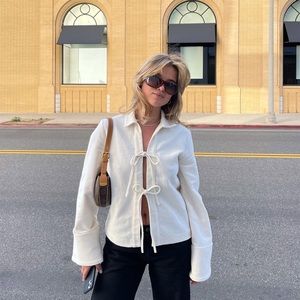 Djerf Avenue Occassion Top Size Small in Cream